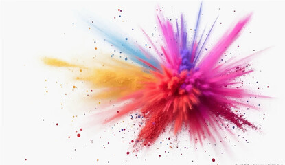 Colorful Watercolor Splash Background with Artistic Ink and Paint Texture