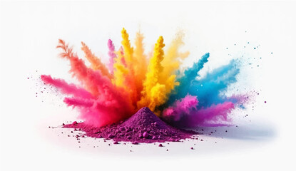 Colorful Watercolor Splash Background with Artistic Ink and Paint Texture