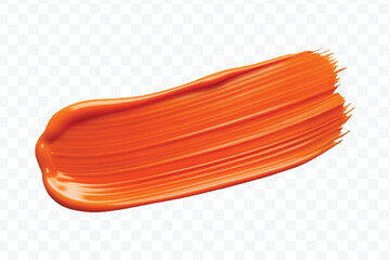 realistic 3d smooth glossy paint swatch stroke in different colour style isolated on transparent background