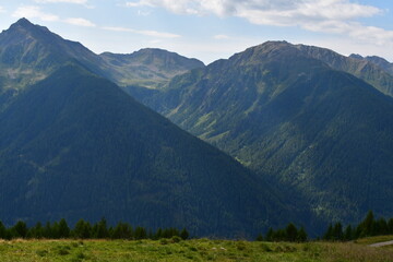 Schöne Landschaft im Ultental in Südtirol 