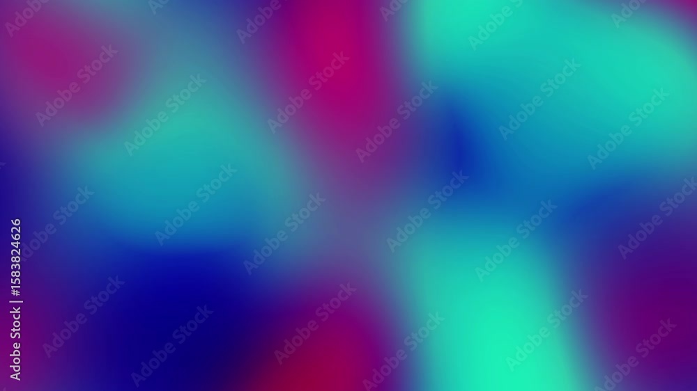 Aufkleber seamless abstract wavy background for loop playback. defocus blurred abstract spots. 4k looping clip