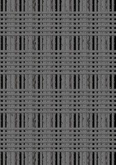 Gray woven textile pattern with vertical and horizontal lines  
