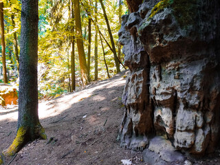 Rock city in the Czech Republic