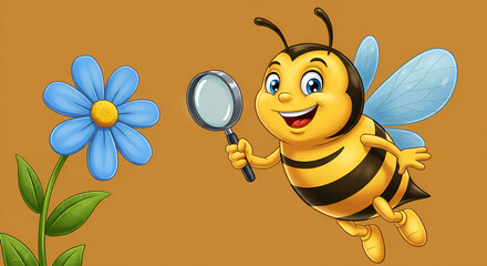 bee and flower