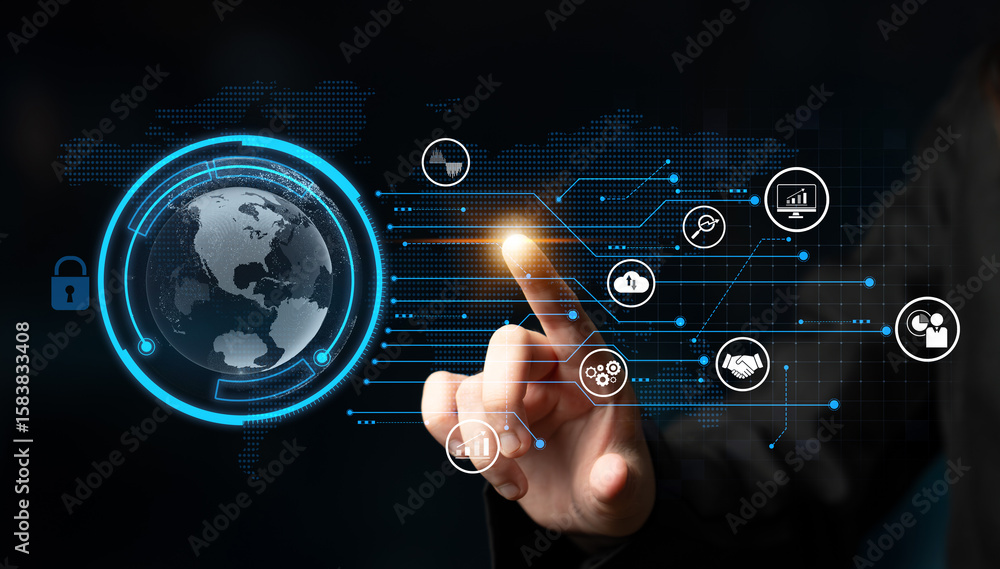 Poster big data and analytics support real-time insights, predictive modeling, and data-driven decisions fo