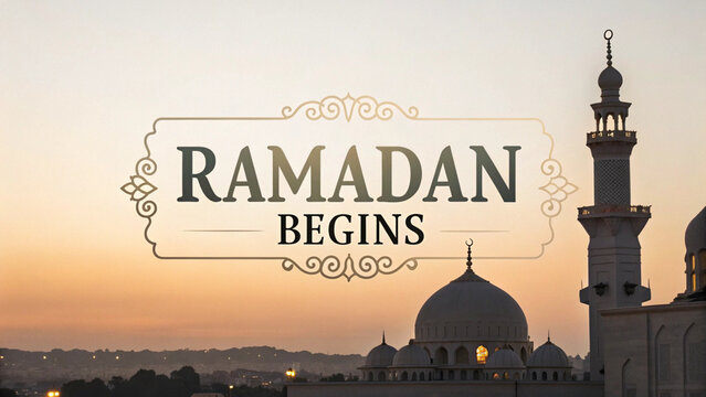 sunset with mosque Ramdam begin in india festival muslim festival mosque