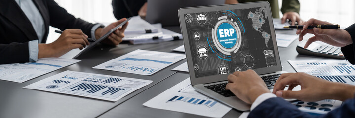 ERP enterprise resource planning software for brisk business to plan the marketing strategy