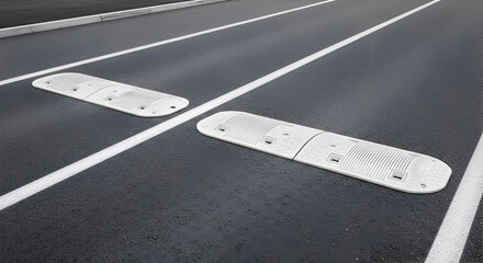 Street Safety Speed Humps for Traffic Control in Urban Environments