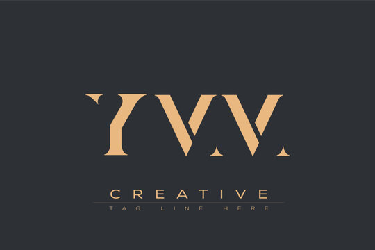 YMM abstract letter logo design. This logo is designed by three abstract letters.