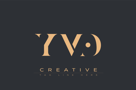 YMO abstract letter logo design. This logo is designed by three abstract letters.