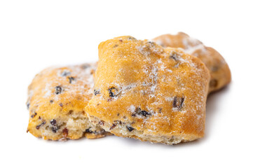 marzipan cookies isolated