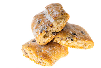 marzipan cookies isolated