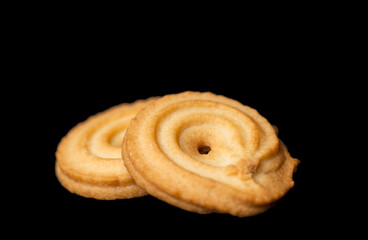 butter cookies isolated