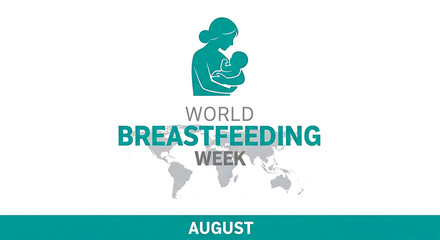 Mother baby breastfeeding world week august image