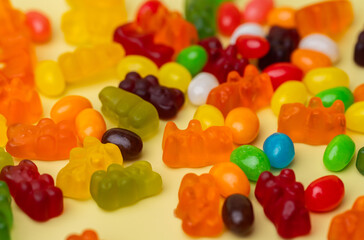 jelly fruit candies bears