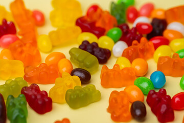 jelly fruit candies bears