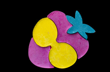 multi-colored crayons