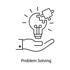 Problem Solving Icon. Vector Design
