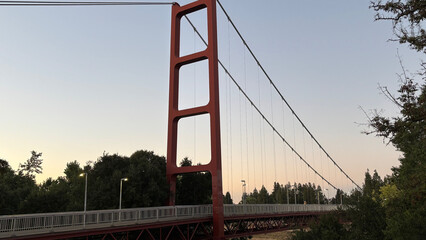 Red bridge
