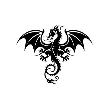 black dragon tattoo design chinese dragon vector. black dragon tattoo head vector.  illustration photo image wallpaper tattoo theme.
