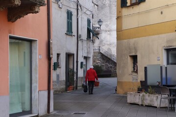 narrow street in venice