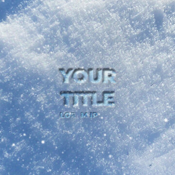 Iceand Snow Winter Title Animation for Square Posts