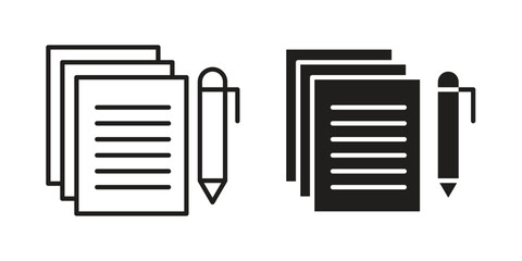 Wills and trusts icon vector illustration on a transparent background.