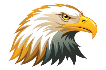Majestic Bald Eagle Vector Illustration Proud Symbol of Freedom and American Spirit
