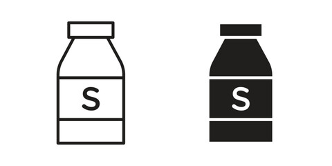 Solvent icon vector illustration on a transparent background.