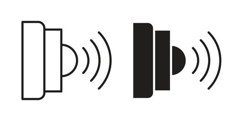 Infrared icon vector illustration on a transparent background.