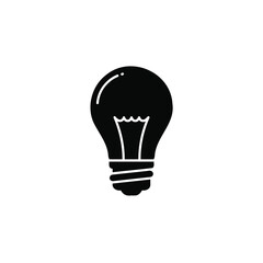 Obraz premium Illuminating Ideas A Minimalist Light Bulb Illustration for Conceptual Innovation and Bright Solutions