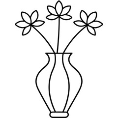 vase with flowers