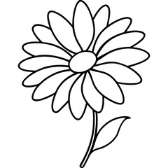 vector illustration of a flower