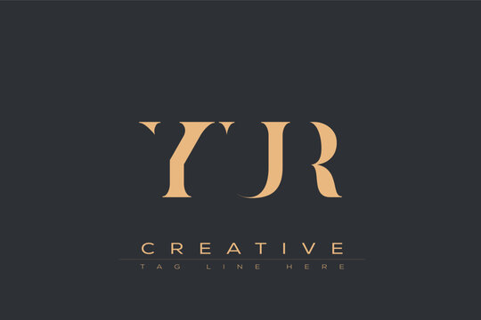 YUR abstract letter logo design. This logo is designed by three abstract letters.