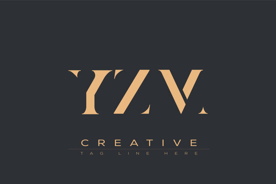 YZM abstract letter logo design. This logo is designed by three abstract letters.