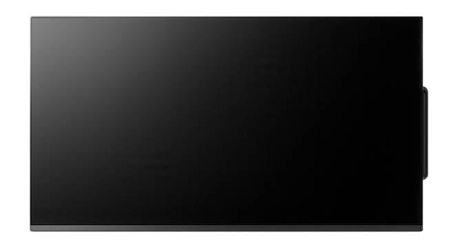 8K TV with a frameless design and ambient backlighting