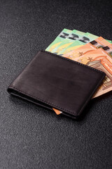 Paper money, euro notes, cash for savings and investments. Euro paper cash