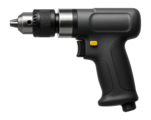 Pistol-grip drill with a keyless chuck for automotive sheet metal tasks.