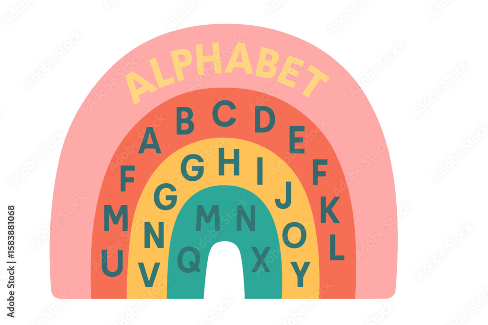 Poster a bold 3d font style with vector original font in various colors, suitable for designing banners, in