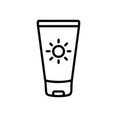 Sunscreen Tube Icon