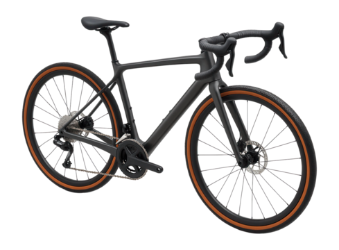 Gravel bike with asymmetrical chainstays for improved power transfer