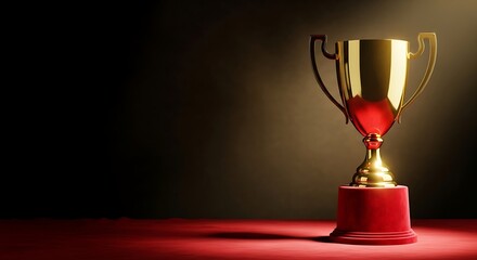 Golden Victory Cup Awarded for Outstanding Achievement and Excellence in Competition Celebrated with Triumph and Success