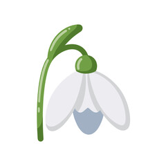 Snowdrop – Jelly Candy Vector Icon from Set03