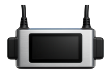 Diagnostic scanner with a digital display and multiple cable connectors