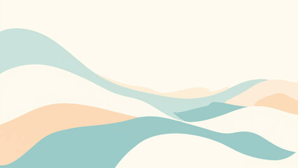 Abstract Wavy Design. Colorful wavy pattern background. Vector illustration.