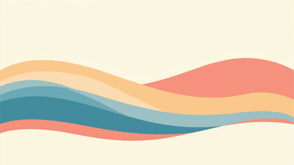 Abstract Wavy Design. Colorful wavy pattern background. Vector illustration.