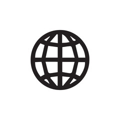 Internet icon vector