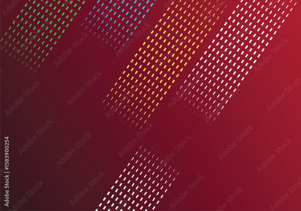 Poster red background of modern abstract minimalist lines geometric shapes with vector elements.