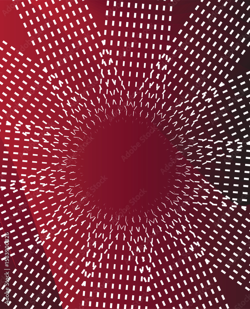 Poster red background of modern abstract minimalist lines geometric shapes with vector elements.