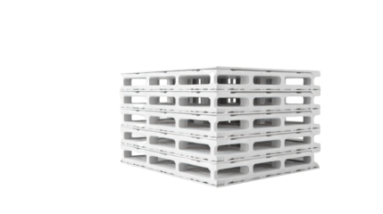 A modern, multi-story parking garage structure with open sides and several levels designed for vehicle storage.